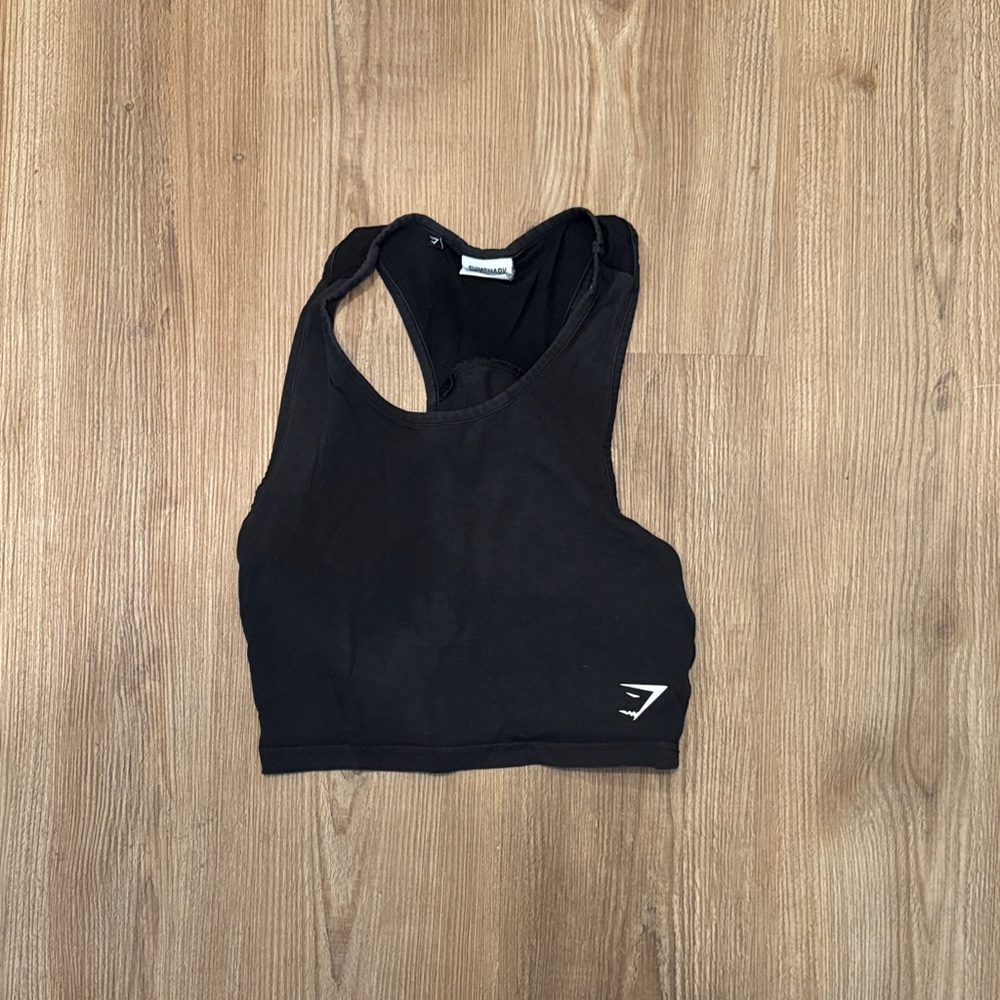 Gymshark Midnight Black Workout Top